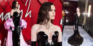 Charli Howard Extends Her Love of Atsuko Kudo Latex at Fashion Awards Charli Howards wears Atsuko Kudo latex dress to the British Fashion Awards 2023