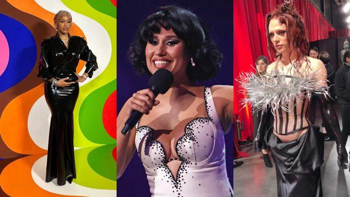 brits-brit-awards-raye-eve-bimini-atsuko-kudo Celebs including Raye, Eve and Bimini appear in latex fashion for this year Brits