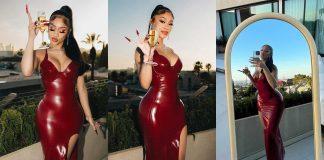 Double Take Alert! Saweetie’s Red Hot Latex Look Channels Jessica Rabbit Saweetie Red Hot Latex Look