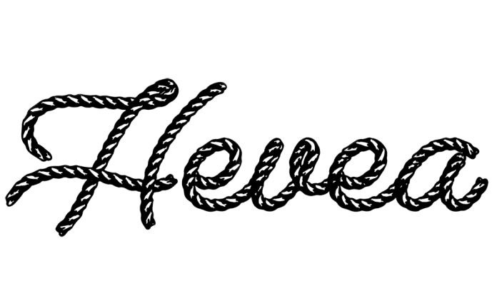 hevea-logo-latex-fashion-clothing-directory Hevea Logo Latex Clothing Fashion Directory