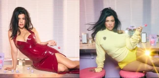 Kourtney Kardashian’s Bold Latex Fashion Statement Makes a Sweet Impact for Lemme Kourtney Kardashian wears latex fashion clothing for Lemme lollipop advertisement