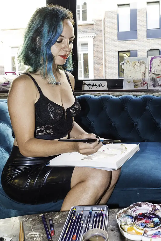 Inky Layla will be capturing portraits of attendees.