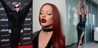 The Attitude Awards Embrace the Power of Latex Celebs Nemo wears HARRI KS, Bimini in Honour Clothing and Ashley Roberts in Poster Girl Official for Attitude Magazine Awards