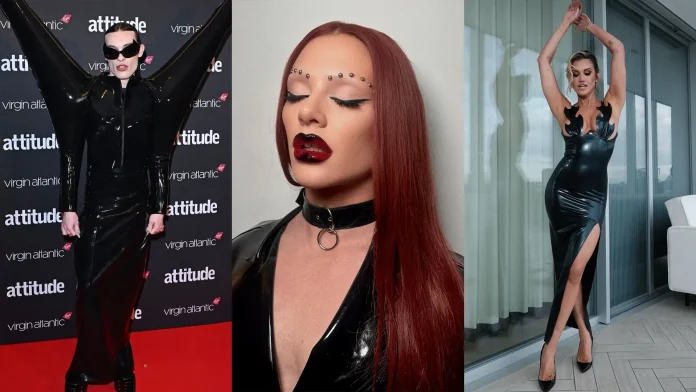 Celebs Nemo wears HARRI KS, Bimini in Honour Clothing and Ashley Roberts in Poster Girl Official for Attitude Magazine Awards