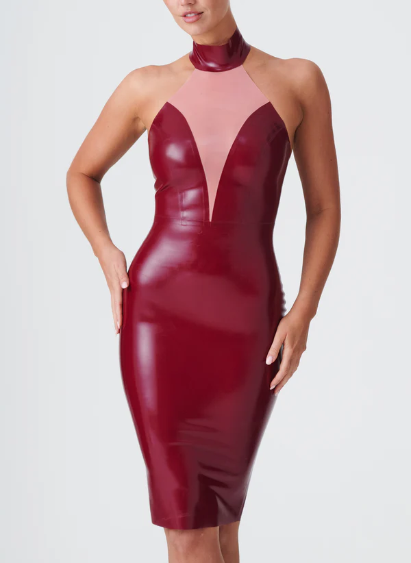 William Wilde Redrum Latex Clothing Fashion Collection Dahlia Dress