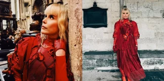 By Royal Appointment: Paloma Faith Reigns in Red for ‘Together at Christmas’ Singer Paloma Faith performs in Atsuko Kudo Latex during The Princess of Wales’ 2024 Together at Christmas carol service