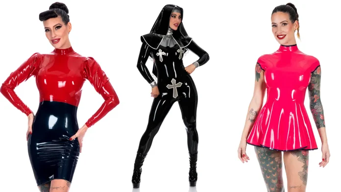 Libidex launches Frisky Nouveau latex fashion clothing collection