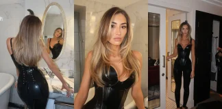 Sophie Habboo Stuns in Atsuko Kudo Latex at Bridget Jones Premiere Sophie Habboo wears Atsuko Kudo Latex fashion to premiere of Bridget Jones: Mad About the Boy movie premiere