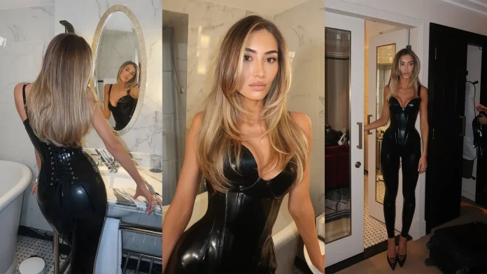 sophie-habboo-atsuko-kudo-latex-fashion-clothing-bridget-jones-mad-about-the-boy-movie-movie-film-premiere Sophie Habboo wears Atsuko Kudo Latex fashion to premiere of Bridget Jones: Mad About the Boy movie premiere