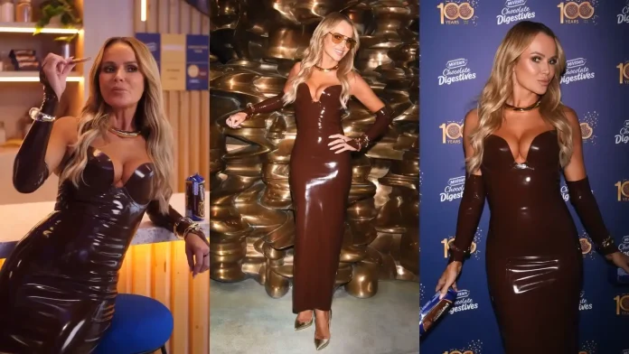 Biscuit Bash, Bold Fashion: Amanda Holden Attends McVitie's 100th in High-Shine Latex