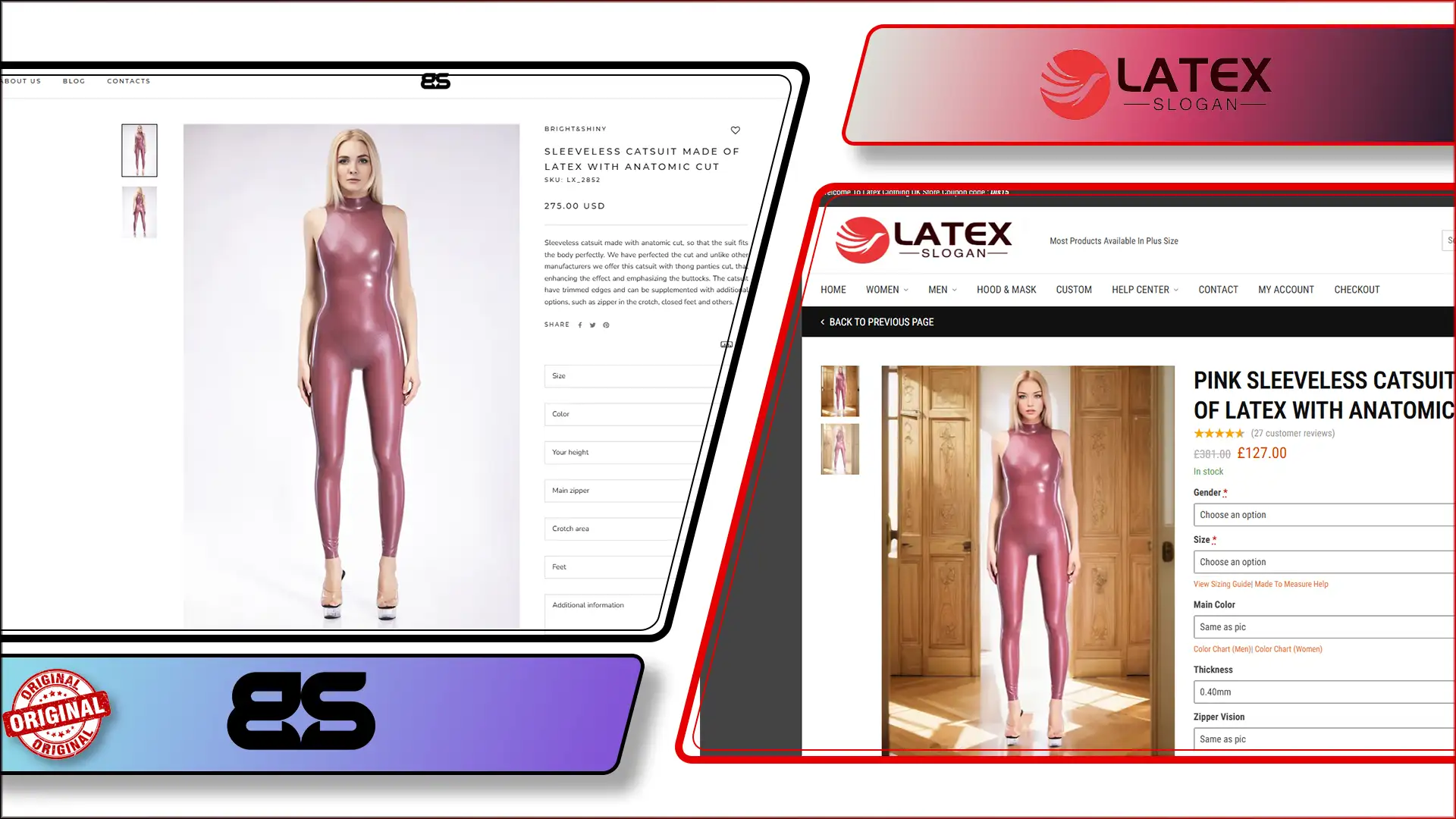 Bright and Shiny and Latex Clothing UK