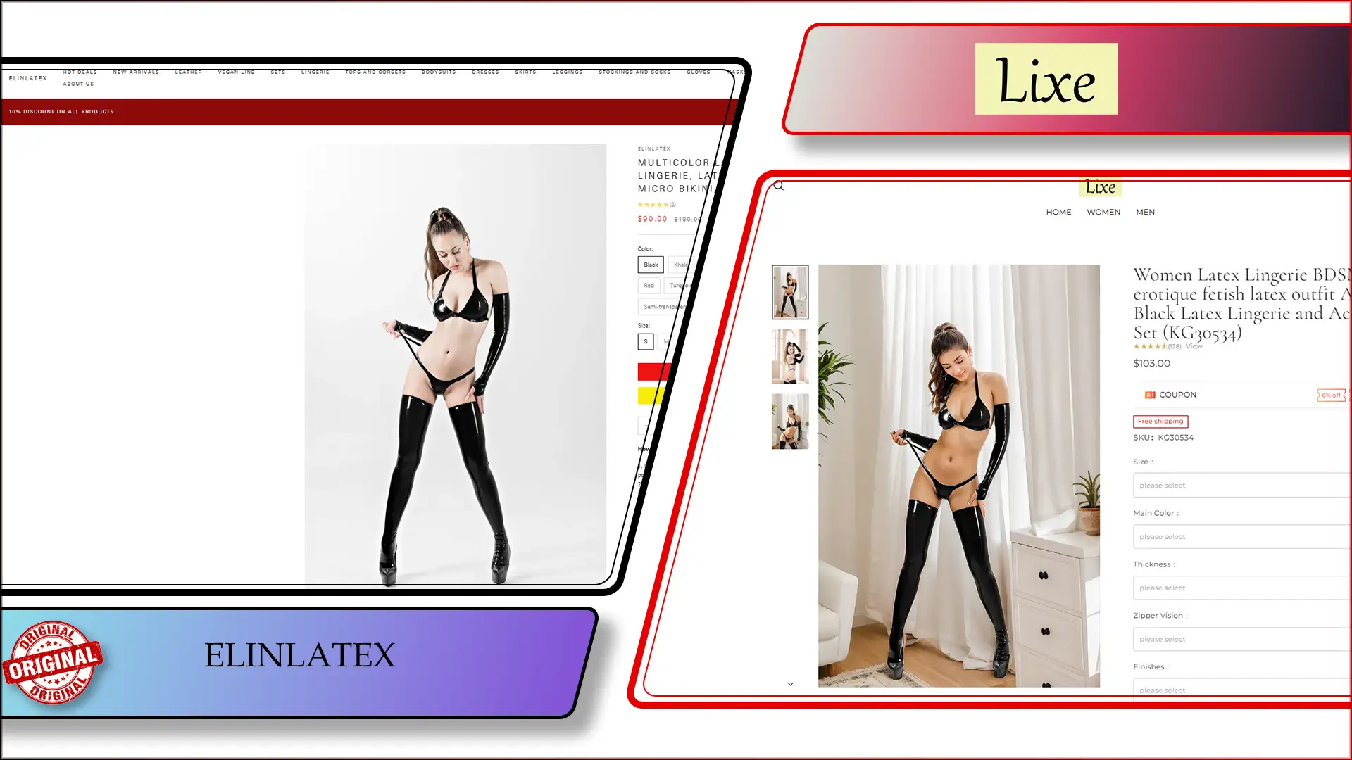 Elin Latex and Lixie