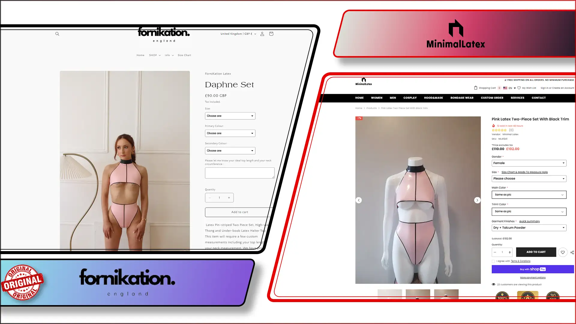 Fornikation UK and Minimal Latex