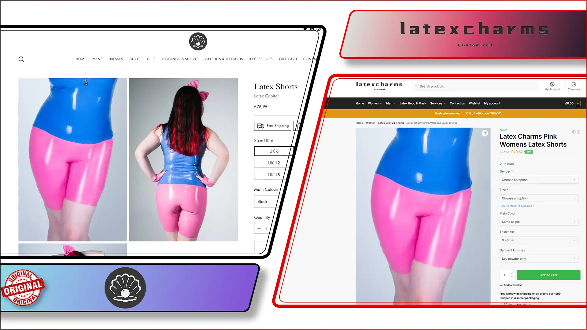 Latex Capital and Latex Charms