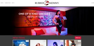 Upgrade Your Latex Wardrobe: The New Rubber Mommy Latex Webshop is Live! Rubber Mommy Latex Website Re-launch