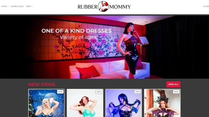 Rubber Mommy Latex Website Re-launch