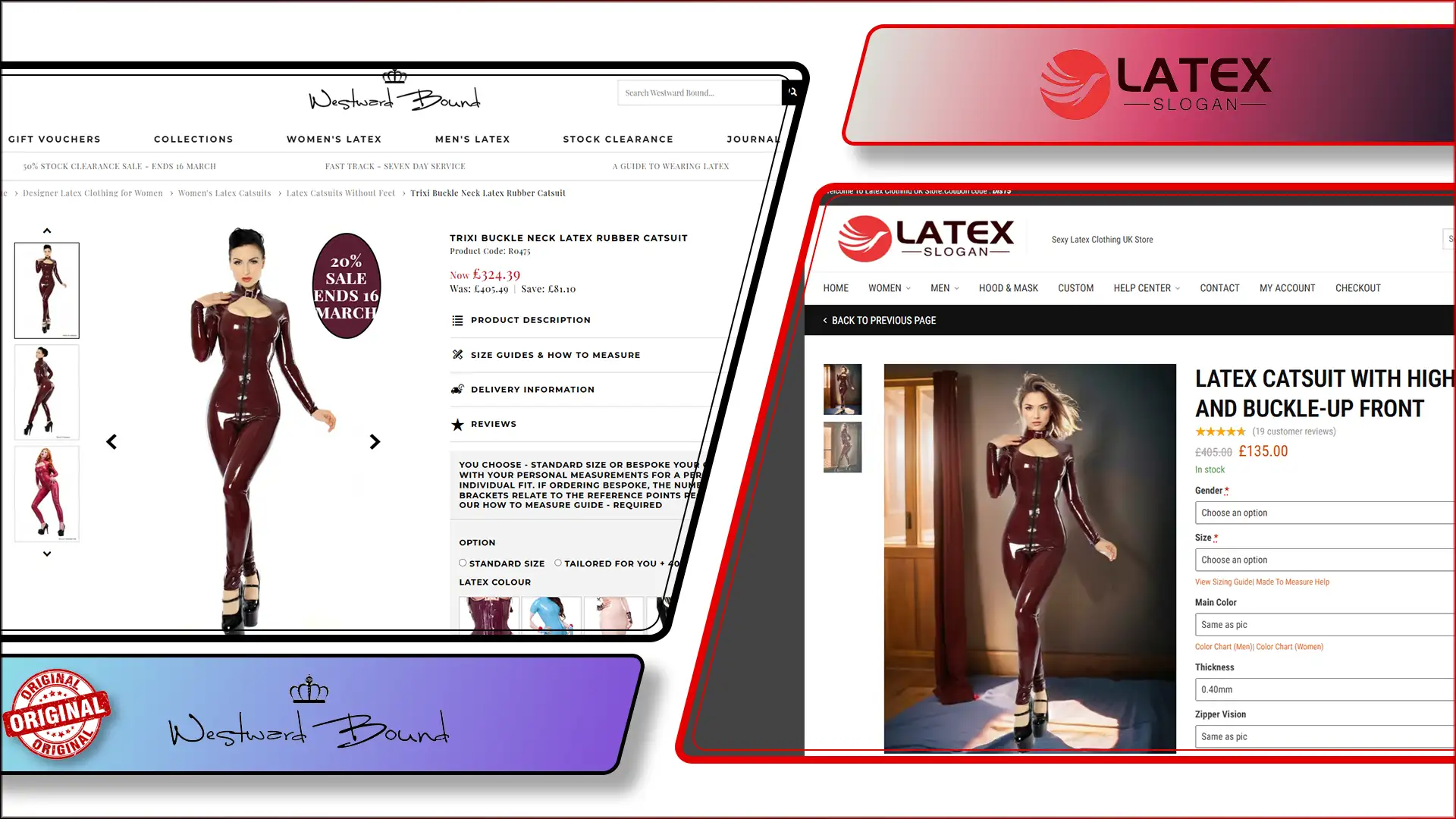 Westward Bound and Latex Clothing UK