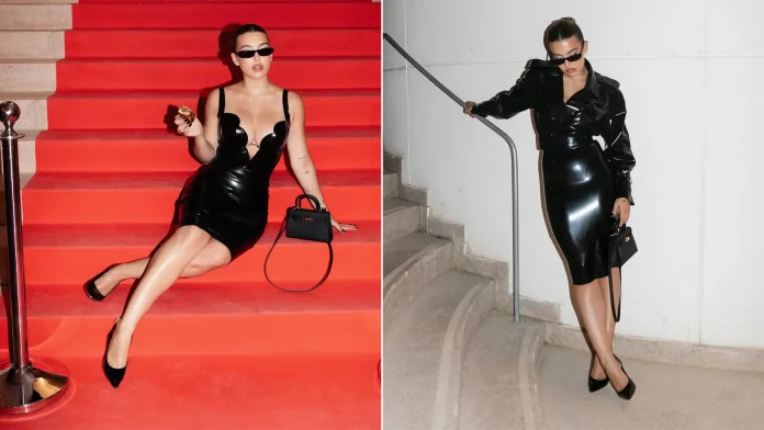 alba-diaz-martin-atsuko-kudo-latex-clothing-fashion-hola-gen-h-awards Alba Diaz Martin wears Atsuko Kudo Latex to Hola! Gen H! Awards