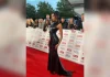 Ella Thomas wears Atsuko Kudo latex gown to National Television Awards (NTAs) 2025