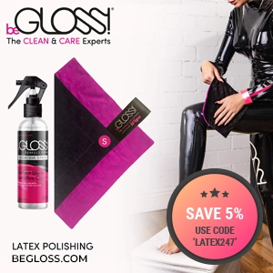 beGloss Latex Care Products Advertisement