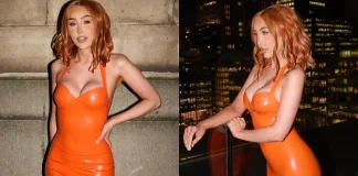 Ella Morgan’s Red-Hot, Form-Fitting Latex Gown at The Beauty Awards Proved Her “Most Lit Pick Yet” Ella Morgan wears Scarlett Society Label latex dress to The Beauty Awards UK