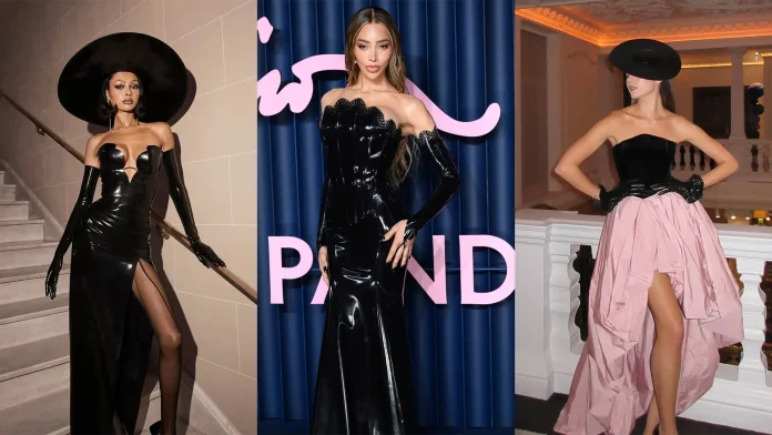 munroe-bergdorf-jayde-pierce-chiara-king-atsuko-kudo-latex-clothing-fashion-british-fashion-council-awards Munroe Bergdorf, Chiara King and Jade Pierce stunned in iconic Atsuko Kudo latex at the Fashion Awards