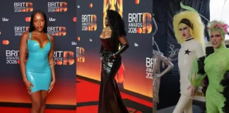 Latex Takes Centre Stage at The Brit Awards 2026 Rachel Chinouriri, Paige Cole and Banksie wear latex clothing from Atsuko Kudo and Finley's House to the Brit Awards 2026