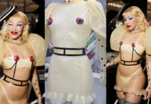 Designing for Doja Cat: The Behind-the-Scenes Latex Engineering by Coco Latex Doja Cat wears Coco Latex to MAC Cosmetics Paris Event