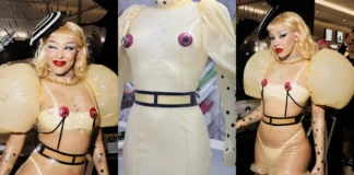 Designing for Doja Cat: The Behind-the-Scenes Latex Engineering by Coco Latex Doja Cat wears Coco Latex to MAC Cosmetics Paris Event
