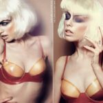 Burning Heart Latex Clothing Fashion Directory
