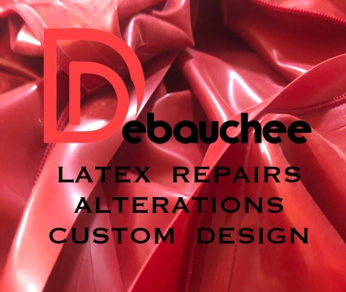 Debauchee Designs Logo Latex Clothing Fashion Directory