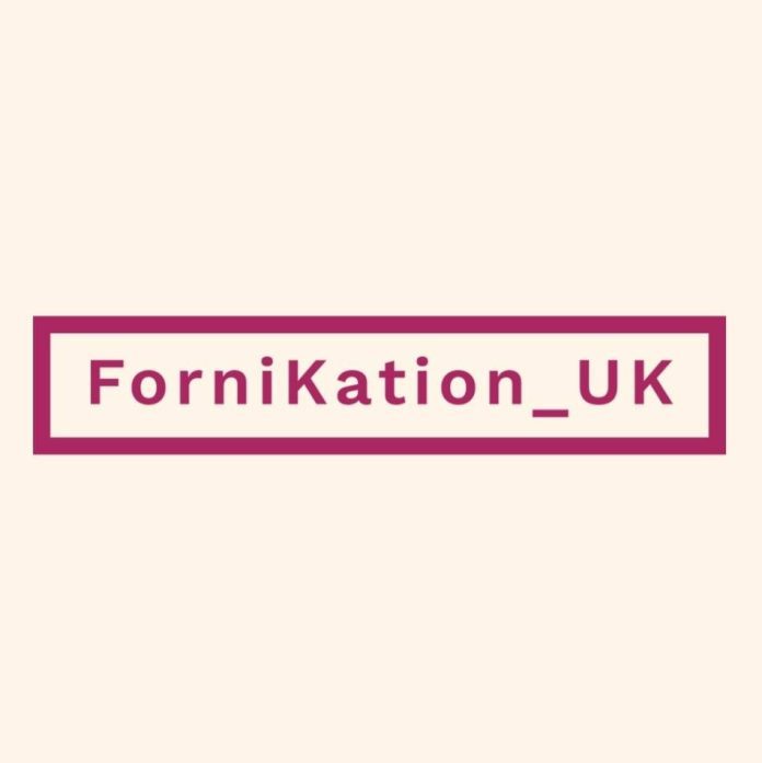 Fornikation_UK Logo Latex Clothing Fashion Directory