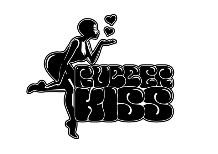 Rubberkiss Logo Latex Clothing Fashion Directory