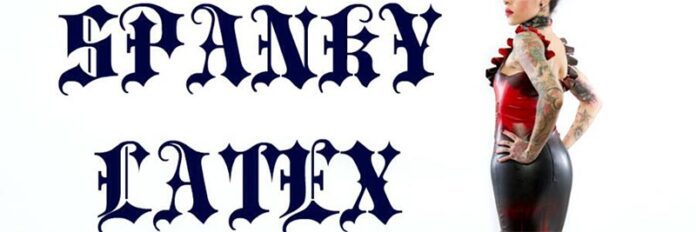 spanky-latex-logo-latex-fashion-clothing-directory Spanky Latex Logo Latex Clothing Fashion Directory