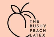 The Bushy Peach Latex The Bushy Peach Latex Logo Latex Clothing Fashion Directory