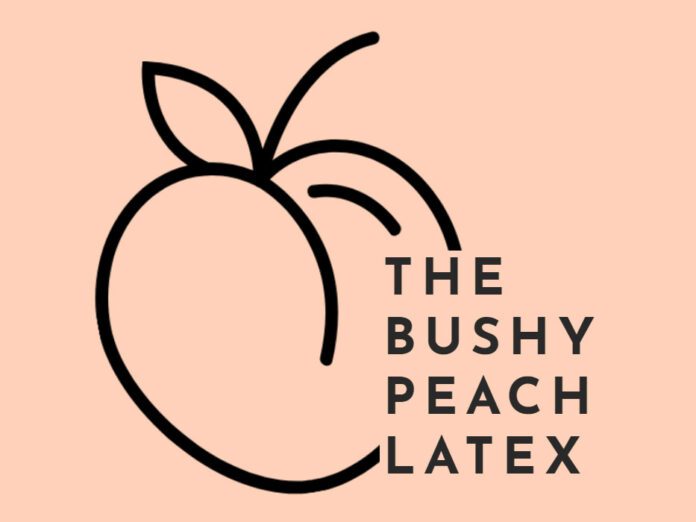 the-bushy-peach-latex-logo-latex-fashion-clothing-directory The Bushy Peach Latex Logo Latex Clothing Fashion Directory
